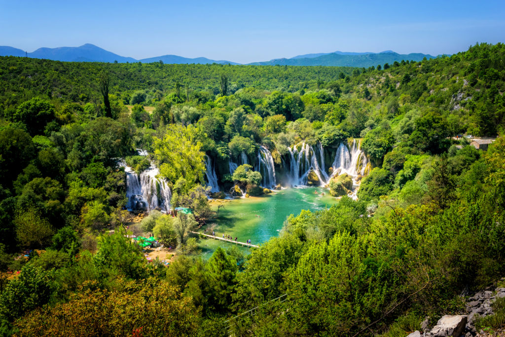 Bosnia and Herzegovina, Kravice Waterfall, shutterstock